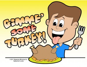 gimme-some-turkey-page gimme some turkey page 300x231 Gimme Some Turkey Coloring Page