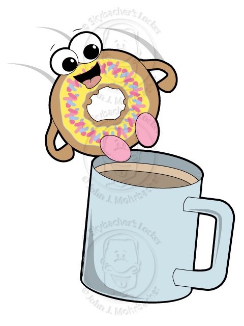 coffee and donuts clipart - photo #49