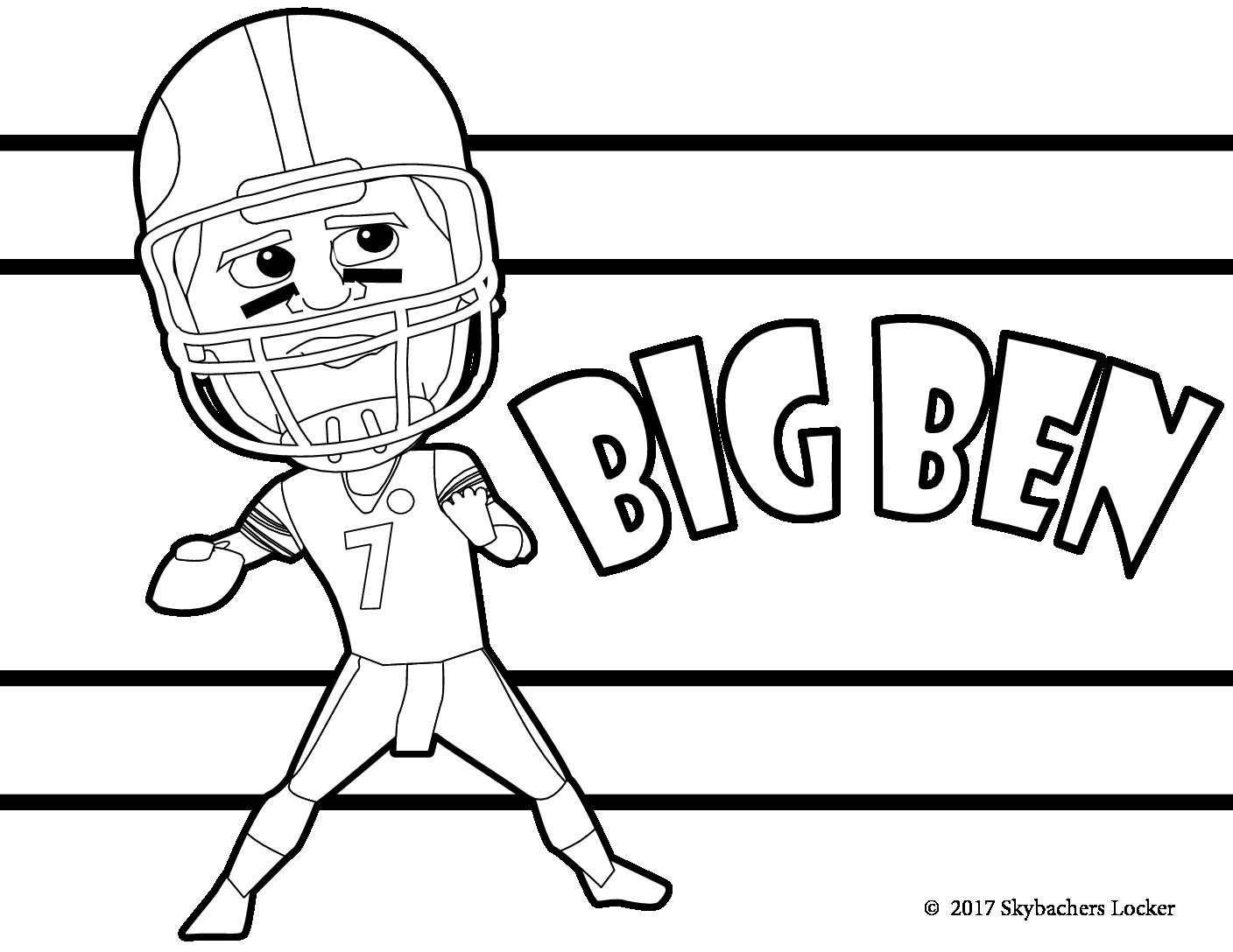 Steelers Coloring Page  Coloring Pages Ideas