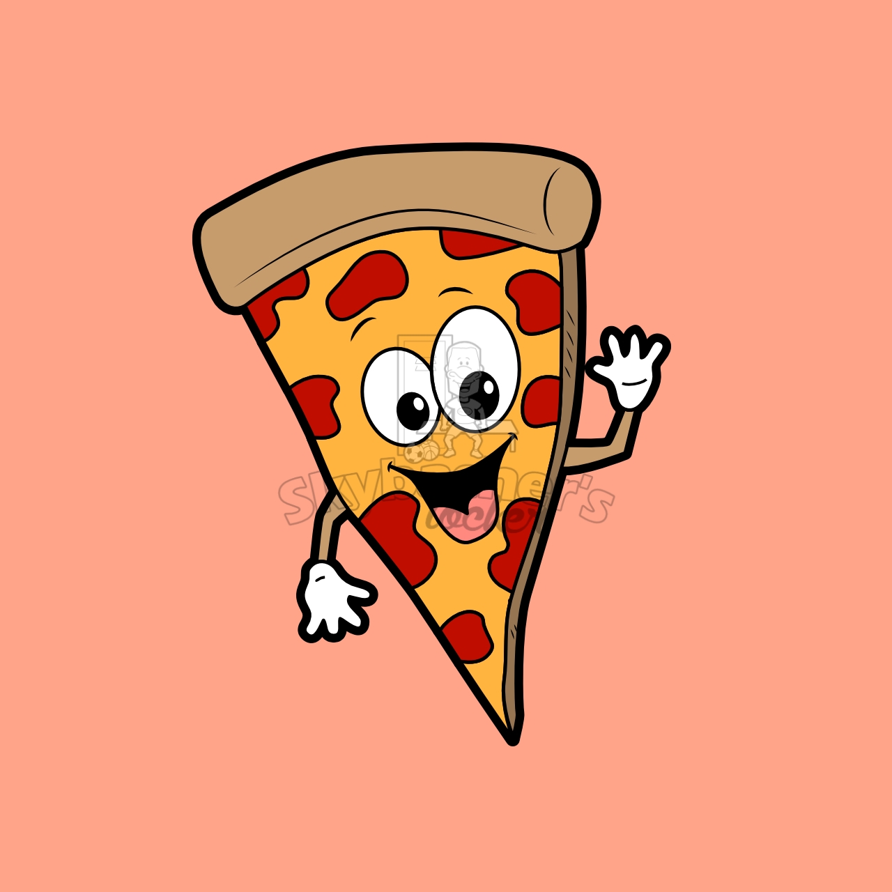 pizza slice cartoon